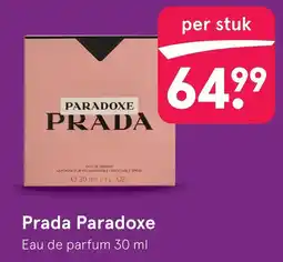 Etos Prada Paradoxe aanbieding