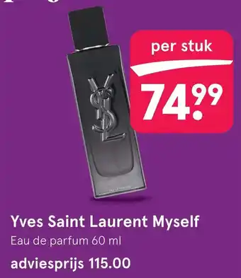 Etos Yves Saint Laurent Myself aanbieding