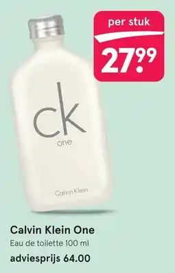 Etos Calvin Klein One aanbieding