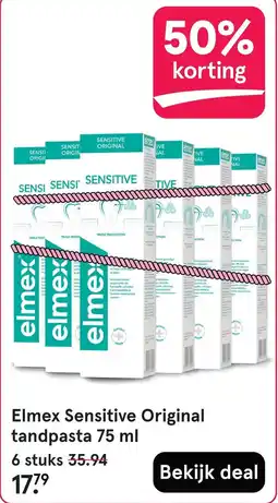 Etos elmex sensitive original tandpasta aanbieding