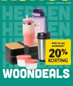 Xenos Alle to go artikelen aanbieding