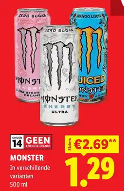 Lidl Monster aanbieding