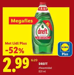 Lidl Dreft Afwasmiddel aanbieding