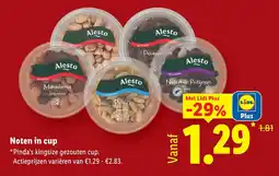 Lidl Noten in cup aanbieding