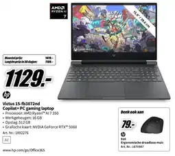 MediaMarkt hp victus 15-fb3872nd aanbieding