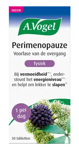 De Online Drogist A.Vogel Perimenopauze Fysiek Tabletten 30ST aanbieding