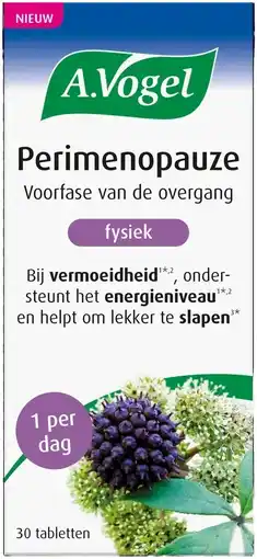 De Online Drogist A.Vogel Perimenopauze Fysiek Tabletten 30ST aanbieding