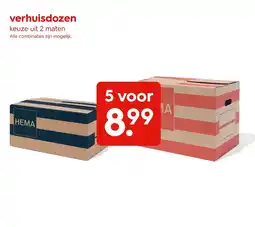 HEMA HEMA verhuisdozen aanbieding