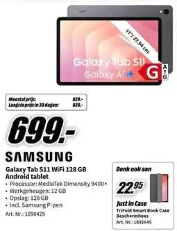 MediaMarkt Samsung Galaxy Tab S11 WiFi 128 GB aanbieding
