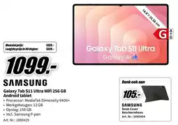 MediaMarkt Samsung Galaxy Tab S11 Ultra Wifi 256 GB aanbieding