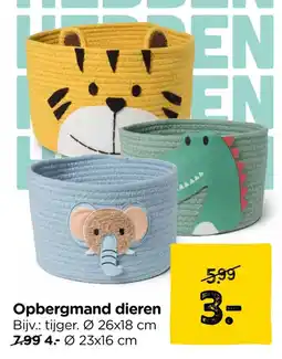 Xenos Opbergmand dieren aanbieding