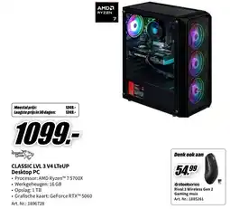 MediaMarkt Classic lvl 3 v4 lteup desktop pc aanbieding