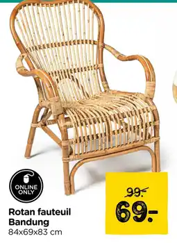 Xenos Rotan fauteuil Bandung aanbieding