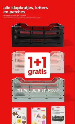 HEMA Alle klapkratjes, letters en patches aanbieding