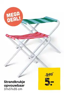 Xenos Strandkrukje opvouwbaar aanbieding