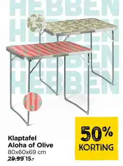 Xenos Klaptafel Aloha of Olive aanbieding