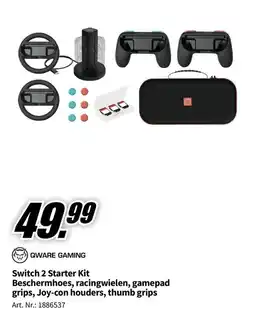 MediaMarkt Qware Gaming Switch 2 Starter Kit aanbieding