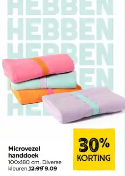 Xenos Microvezel handdoek aanbieding