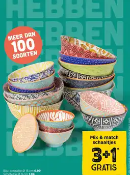 Xenos Mix & match schaaltjes aanbieding