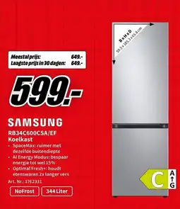MediaMarkt Samsung RB34C600CSA/EF aanbieding
