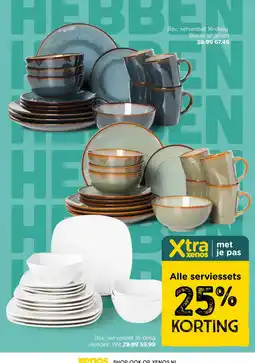 Xenos Alle serviessets aanbieding