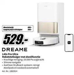 MediaMarkt DREAME L40s Pro Ultra aanbieding
