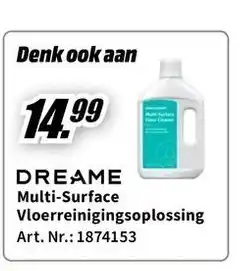MediaMarkt Dreame multi-surface vloerreinigingsoplossing aanbieding