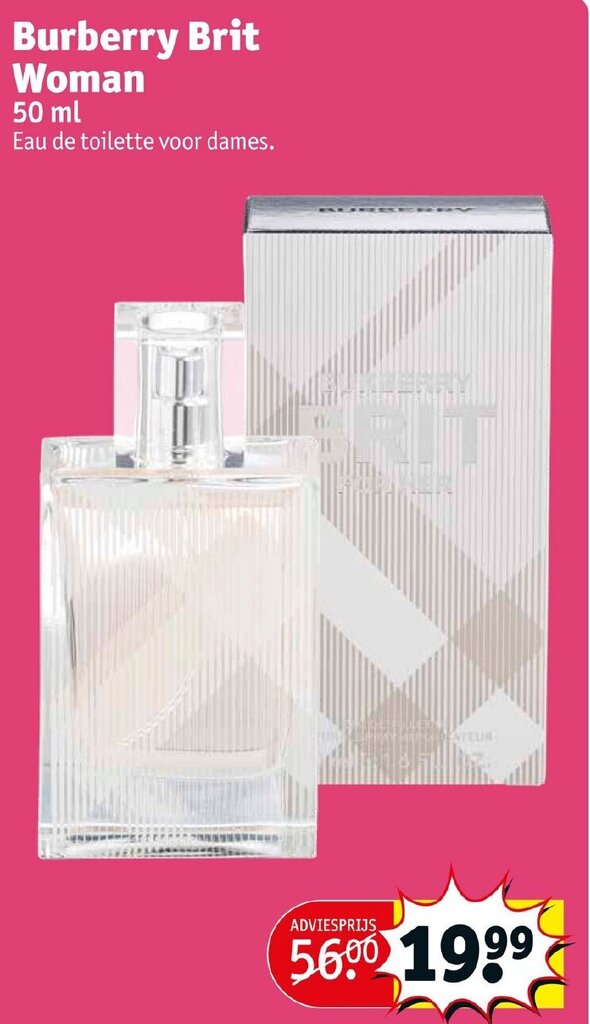 Burberry brit 2024 aanbieding kruidvat