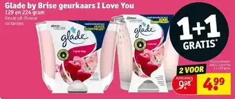 Kruidvat Glade by brise geurkaars i love you 129g aanbieding