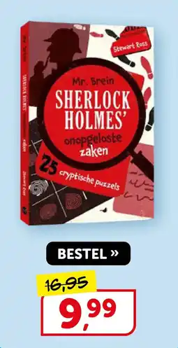 Boekenvoordeel Mr. Brein SHERLOCK HOLMES' onopgeloste zaken aanbieding