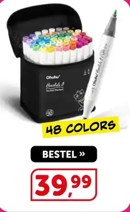 Boekenvoordeel Chuhu Heerlala 8 Alcohol Markers aanbieding