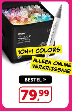Boekenvoordeel Ohuhu Honolula B Alcohol Markers aanbieding