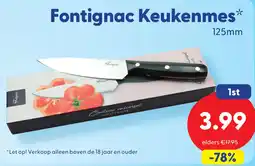 Die Grenze Fontignac keukenmes aanbieding