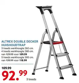 Kluswijs altrex double decker huishoudtrap aanbieding
