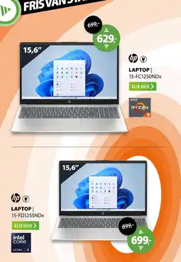 Expert hp LAPTOP 15-FC1250NDx aanbieding