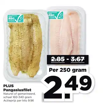 PLUS PLUS Pangasiusfilet aanbieding