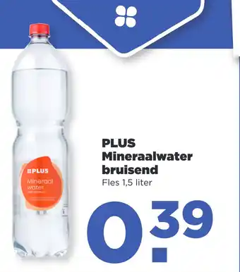 PLUS PLUS Mineraalwater bruisend aanbieding