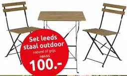 Deka Tuin Set leeds staal outdoor aanbieding
