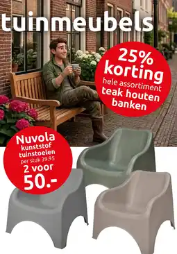 Deka Tuin Nuvola kunststof tuinstoelen aanbieding