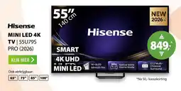 Expert Hisense MINI LED 4K TV | 55U79S PRO (2026) aanbieding