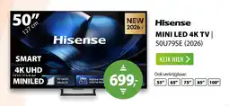Expert Hisense MINI LED 4K TV | 50U79SE (2026) aanbieding