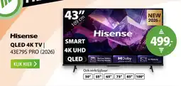 Expert Hisense QLED 4K TV | 43E79S PRO (2026) aanbieding