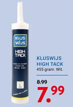 Kluswijs kluswijs high tack aanbieding