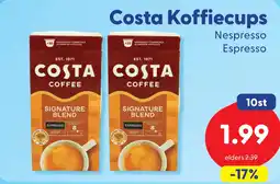 Die Grenze Costa Koffiecaps Nespresso Espresso aanbieding