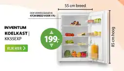 Expert inventum koelkast kk55exp aanbieding