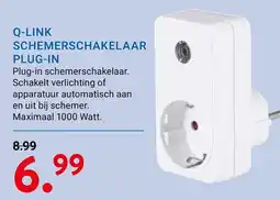 Kluswijs Q-LINK SCHEMERSCHAKELAAR PLUG-IN aanbieding