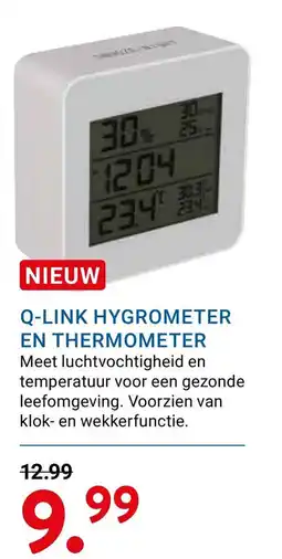 Kluswijs Q-LINK HYGROMETER EN THERMOMETER aanbieding
