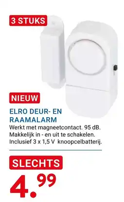Kluswijs elro deur- en raamalarm aanbieding