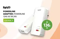 Expert Fritz! Powerline Adapter | Powerline 1240 AX WLAN aanbieding