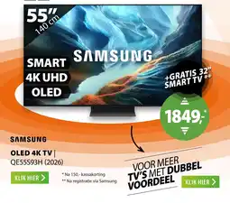Expert Samsung OLED 4K TV | QE55S93H (2026) aanbieding